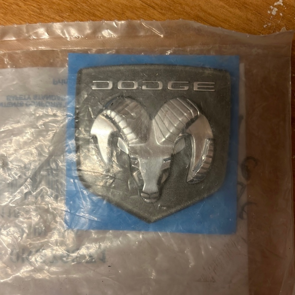 - Dodge Ram Emblem Genuine OEM New Old Stock